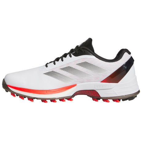Adidas Adizero ZG 2026 Herren Golfschuhe, Weiß / Schwarz / Rot - Golflaedchen.de