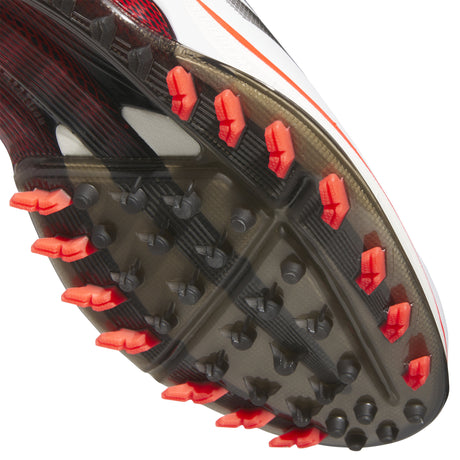 Adidas Adizero ZG 2026 Herren Golfschuhe, Weiß / Schwarz / Rot - Golflaedchen.de