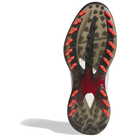 Adidas Adizero ZG 2026 Herren Golfschuhe, Weiß / Schwarz / Rot - Golflaedchen.de