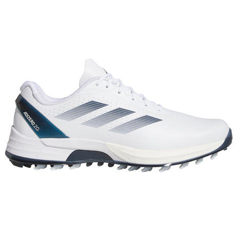 Adidas Adizero ZG 2026 Herren Golfschuhe, Weiß / Blau - Golflaedchen.de