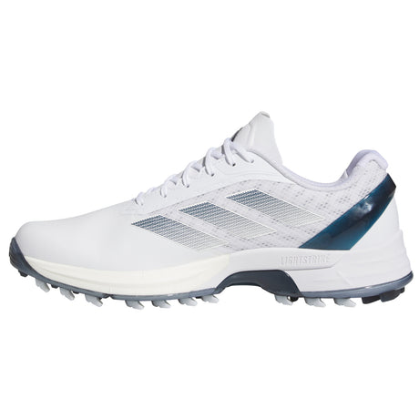 Adidas Adizero ZG 2026 Herren Golfschuhe, Weiß / Blau - Golflaedchen.de