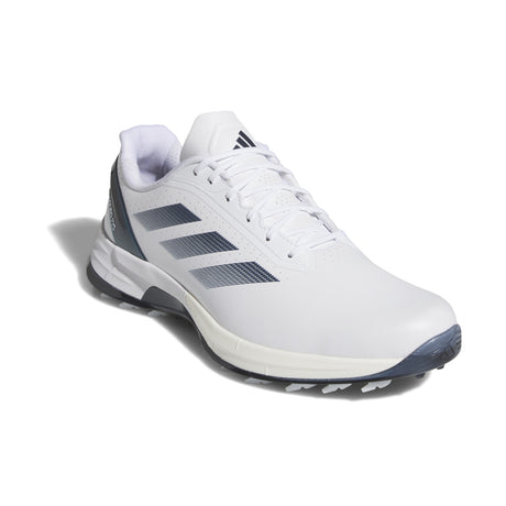 Adidas Adizero ZG 2026 Herren Golfschuhe, Weiß / Blau - Golflaedchen.de