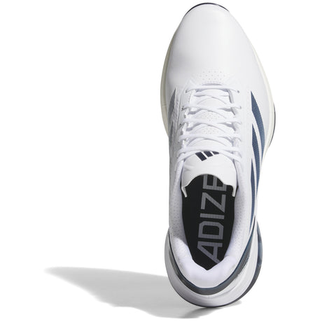 Adidas Adizero ZG 2026 Herren Golfschuhe, Weiß / Blau - Golflaedchen.de