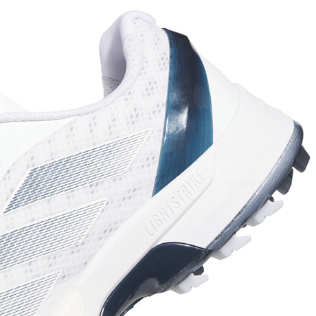 Adidas Adizero ZG 2026 Herren Golfschuhe, Weiß / Blau - Golflaedchen.de
