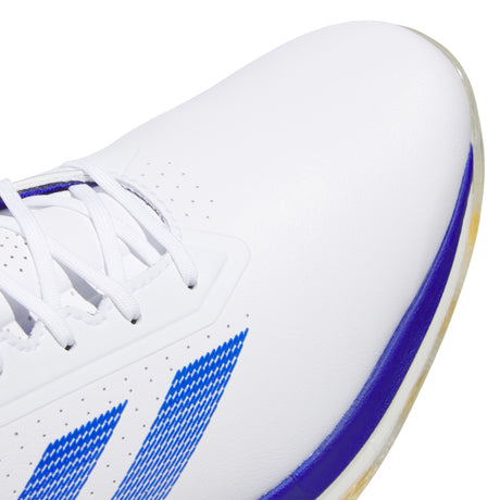 Adidas Adizero ZG 26 Herren Golfschuhe, Weiß / Blau / Gelb - Golflaedchen.de