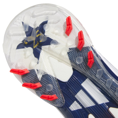 Adidas Adizero ZG Herren Golfschuhe 2026, Weiß / Blau / Rot - Golflaedchen.de