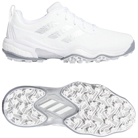 Adidas CodeChaos Herren Golfschuhe, Weiß / Silbergrau - Golflaedchen.de