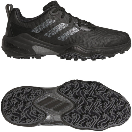 Adidas CodeChaos Herren Golfschuhe, Schwarz / Metallgrau - Golflaedchen.de