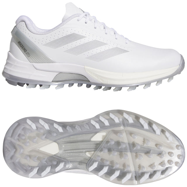 Adidas Adizero ZG 26 Damen Golfschuhe, Weiß / Silbergrau - Golflaedchen.de