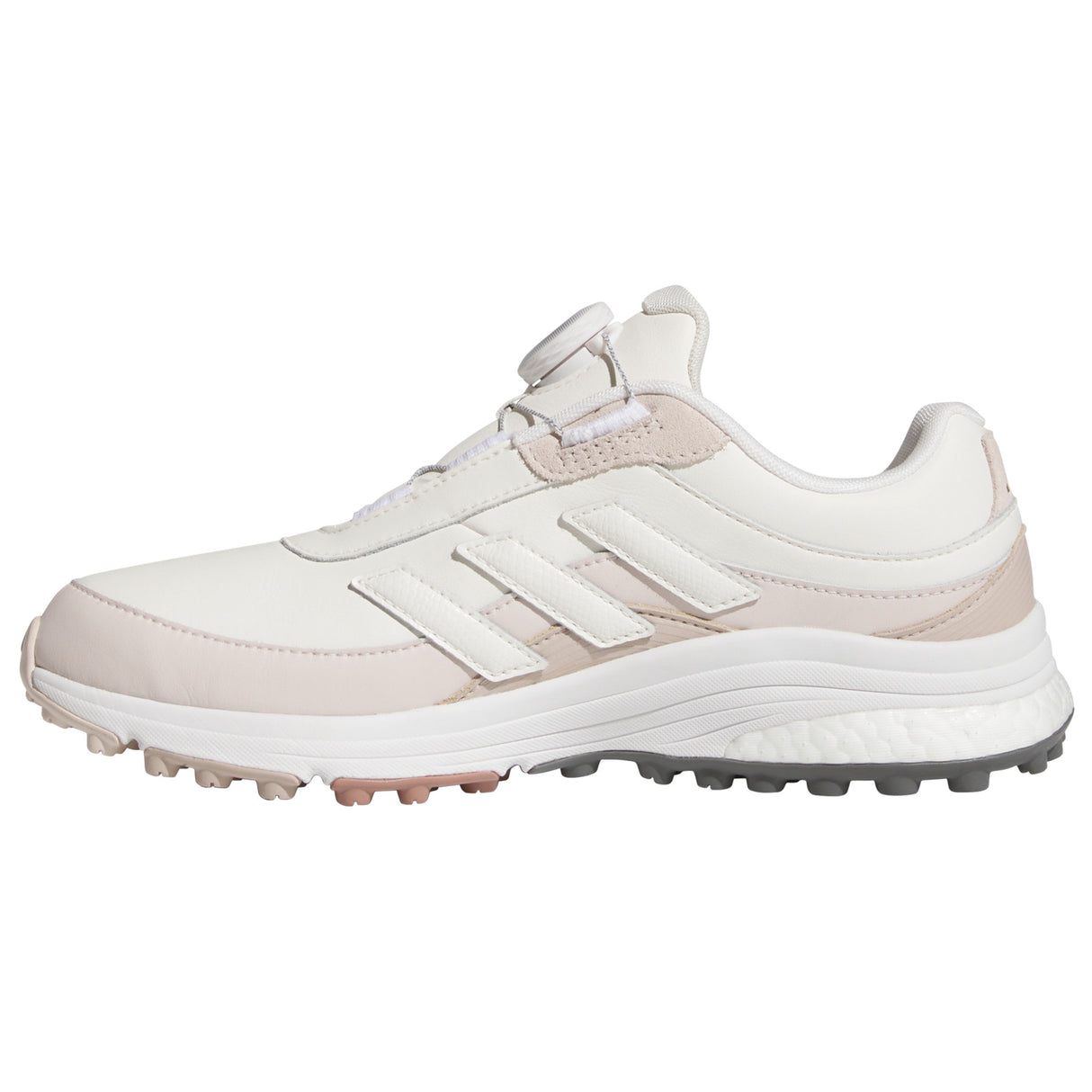 Adidas Zoysia BOA Damen Golfschuhe, Hellbraun / Weiß - Golflaedchen.de