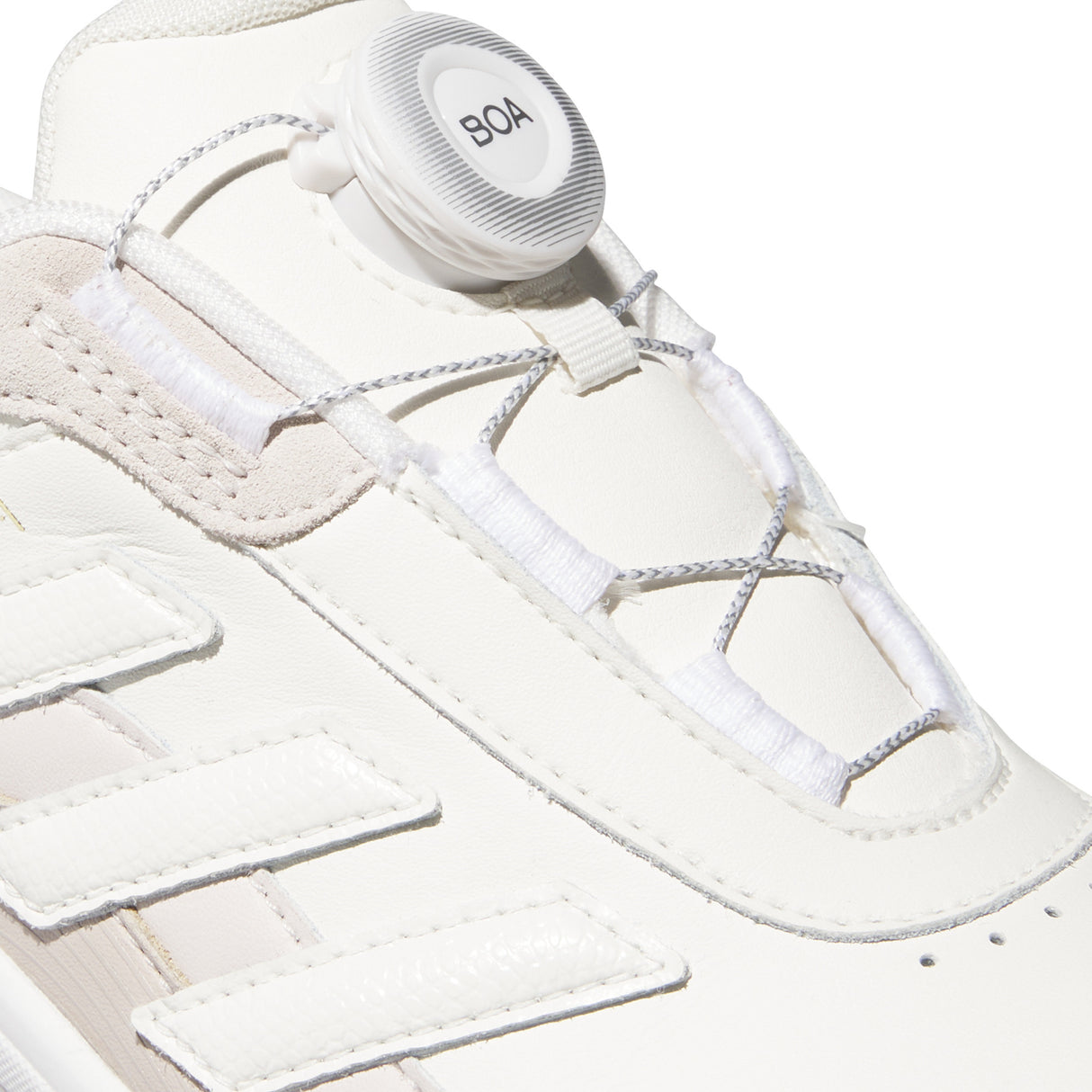 Adidas Zoysia BOA Damen Golfschuhe, Hellbraun / Weiß - Golflaedchen.de