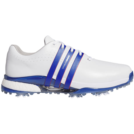 Adidas Tour 360 Herren Golfschuhe 2026, Weiß / Blau - Golflaedchen.de