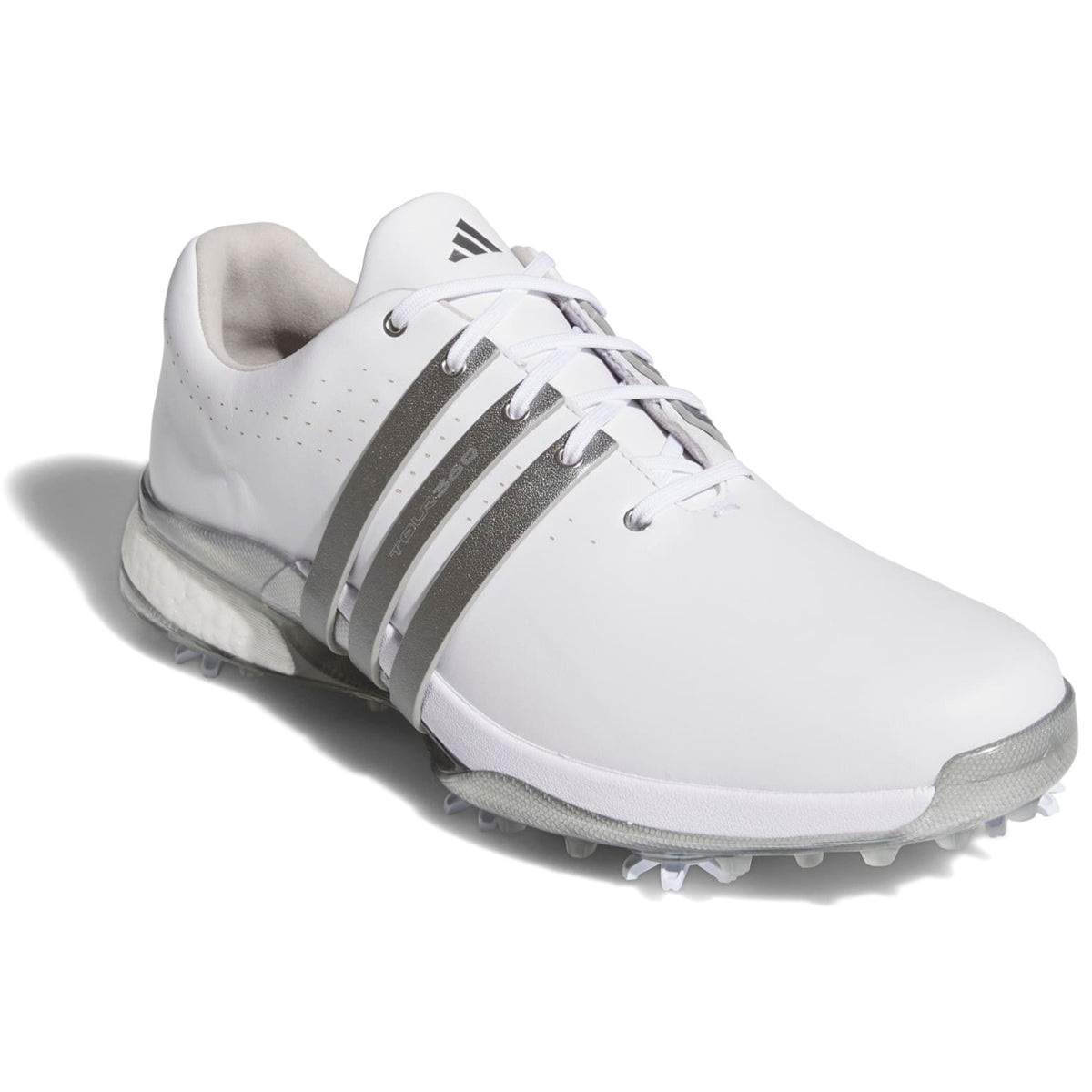 Adidas Tour 360 Herren Golfschuhe 2026, Weiß / Silbergrau - Golflaedchen.de