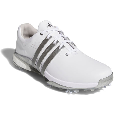 Adidas Tour 360 Herren Golfschuhe 2026, Weiß / Silbergrau - Golflaedchen.de