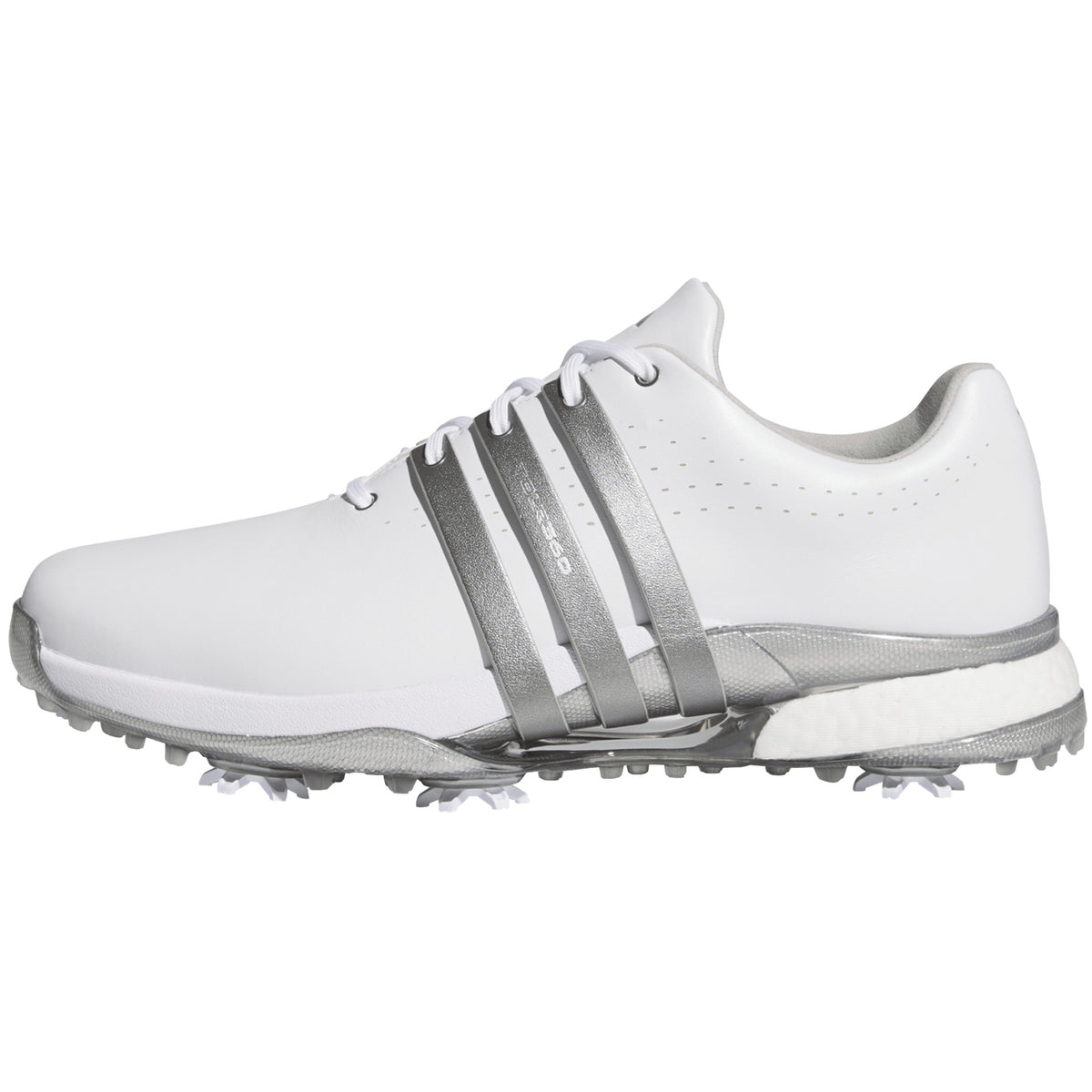 Adidas Tour 360 Herren Golfschuhe 2026, Weiß / Silbergrau - Golflaedchen.de