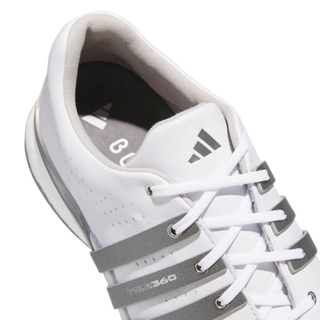 Adidas Tour 360 Herren Golfschuhe 2026, Weiß / Silbergrau - Golflaedchen.de