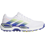 Adidas 2027 CodeChaos Herren Golfschuhe, Weiß / Gelb / Blau - Golflaedchen.de