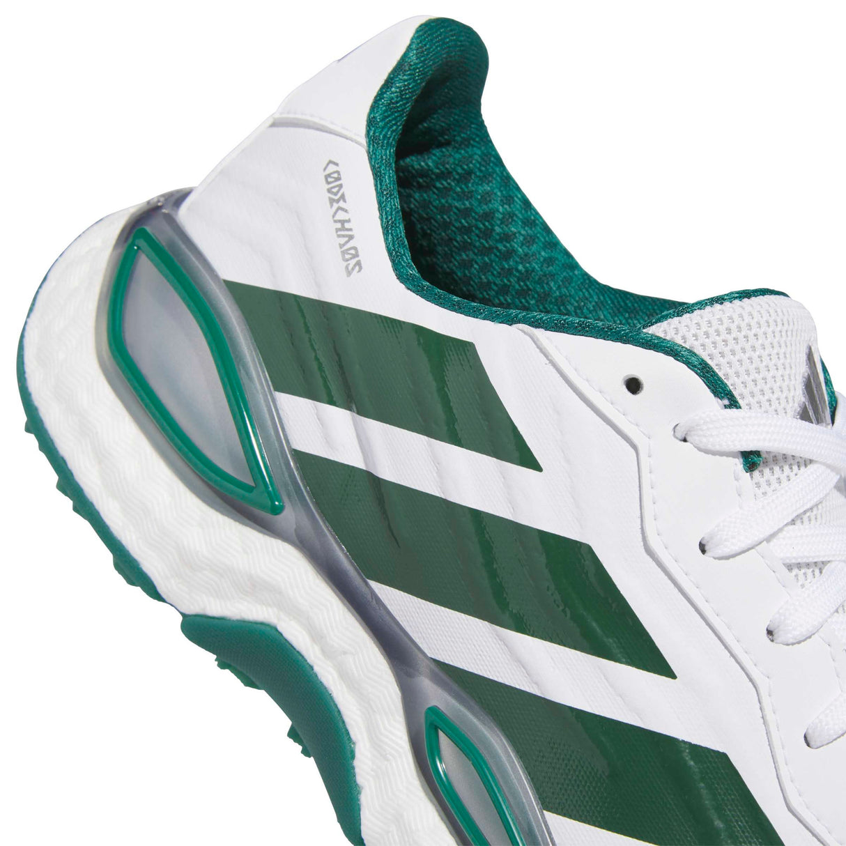 Adidas 2027 CodeChaos Herren Golfschuhe, Weiß / Grün - Golflaedchen.de