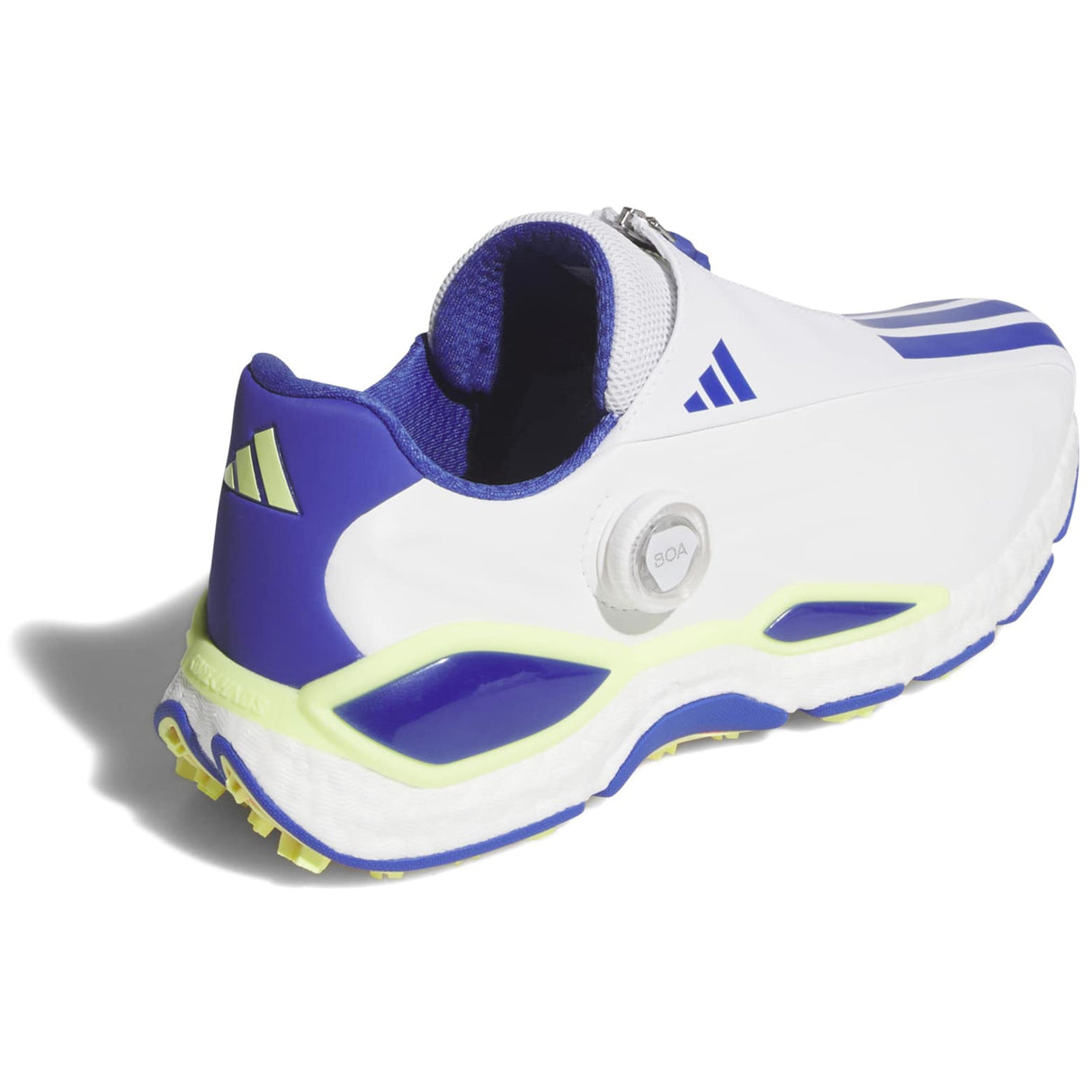 Adidas 2027 ChodeChaos BOA Herren Golfschuhe, Weiß / Blau - Golflaedchen.de