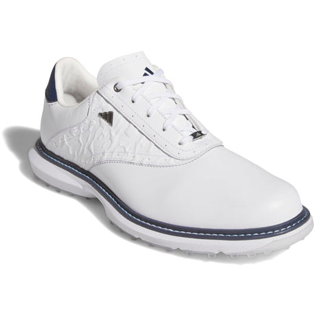 Adidas MC70 SL Spikeless Herren Golfschuhe, Weiß / Navy - Golflaedchen.de