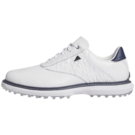 Adidas MC70 SL Spikeless Herren Golfschuhe, Weiß / Navy - Golflaedchen.de