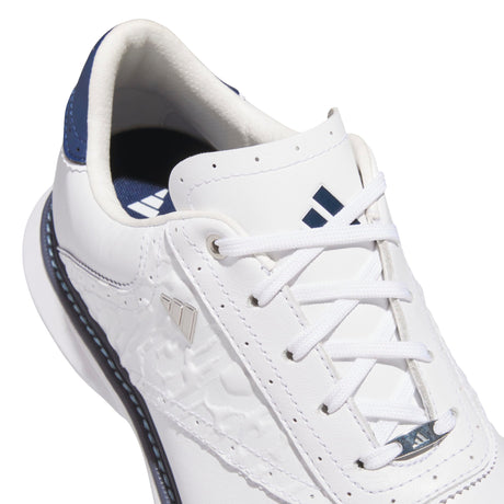 Adidas MC70 SL Spikeless Herren Golfschuhe, Weiß / Navy - Golflaedchen.de