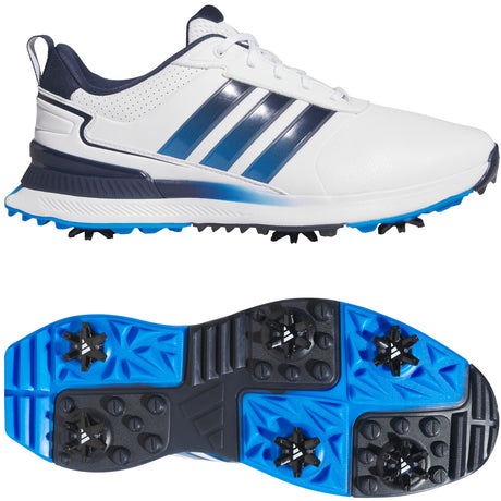 Adidas R2C Herren Golfschuhe, Weiß / Navy - Golflaedchen.de
