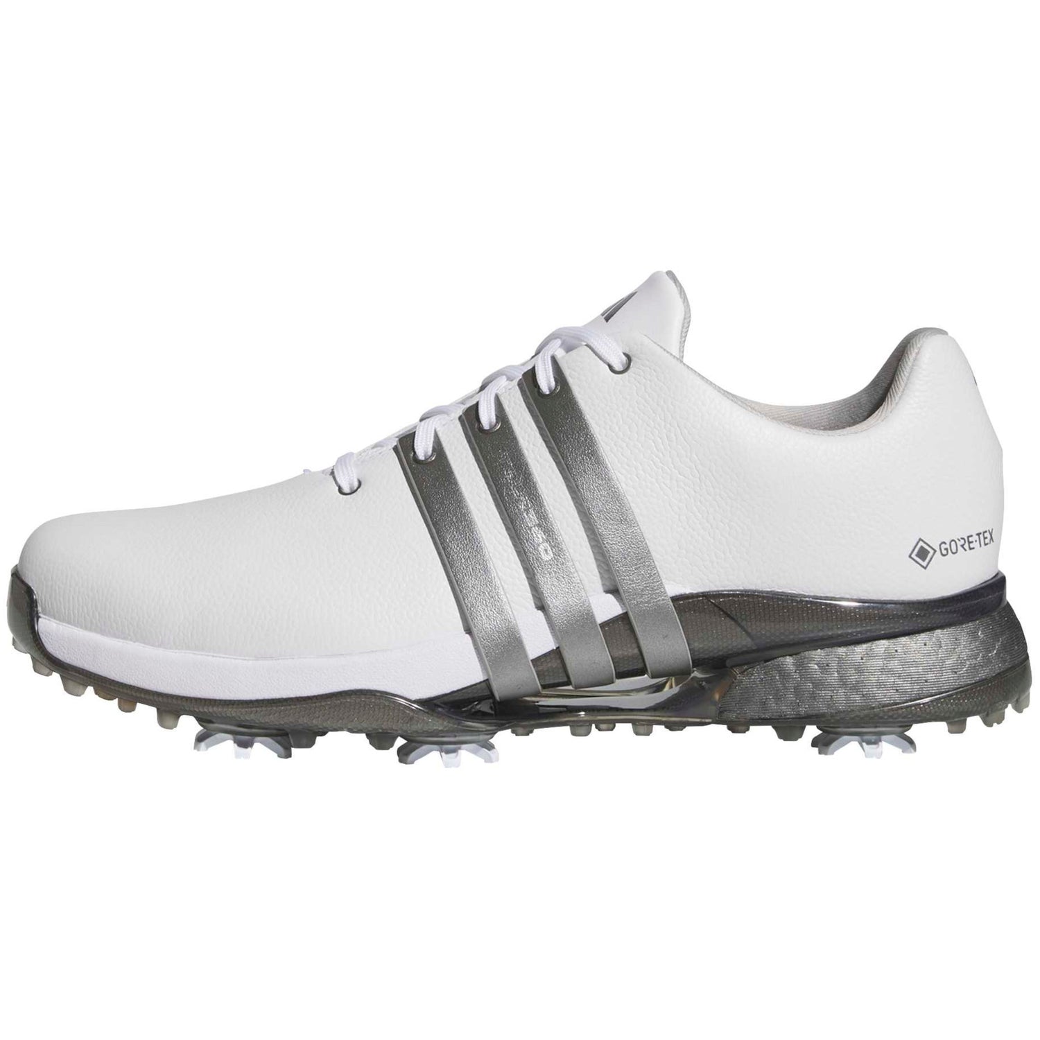 Adidas Tour360 Gore-Tex Herren Golfschuhe, Weiß / Silbergrau
