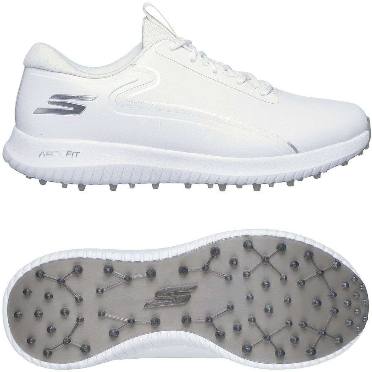 Skechers Max 3 Herren Golfschuhe, Weiß - Golflaedchen.de