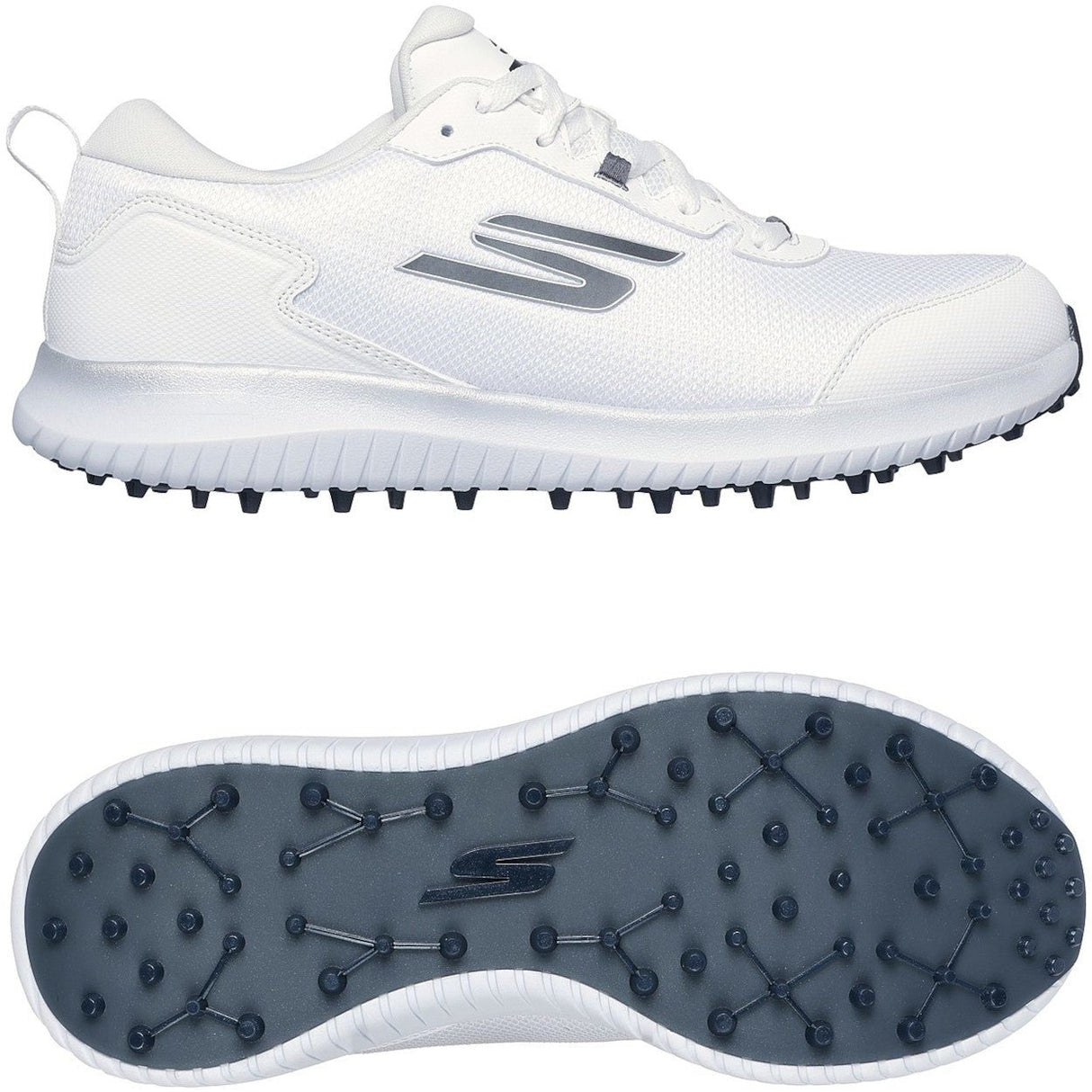 Skechers Max Fairway 4 Herren Golfschuhe, Weiß - Golflaedchen.de