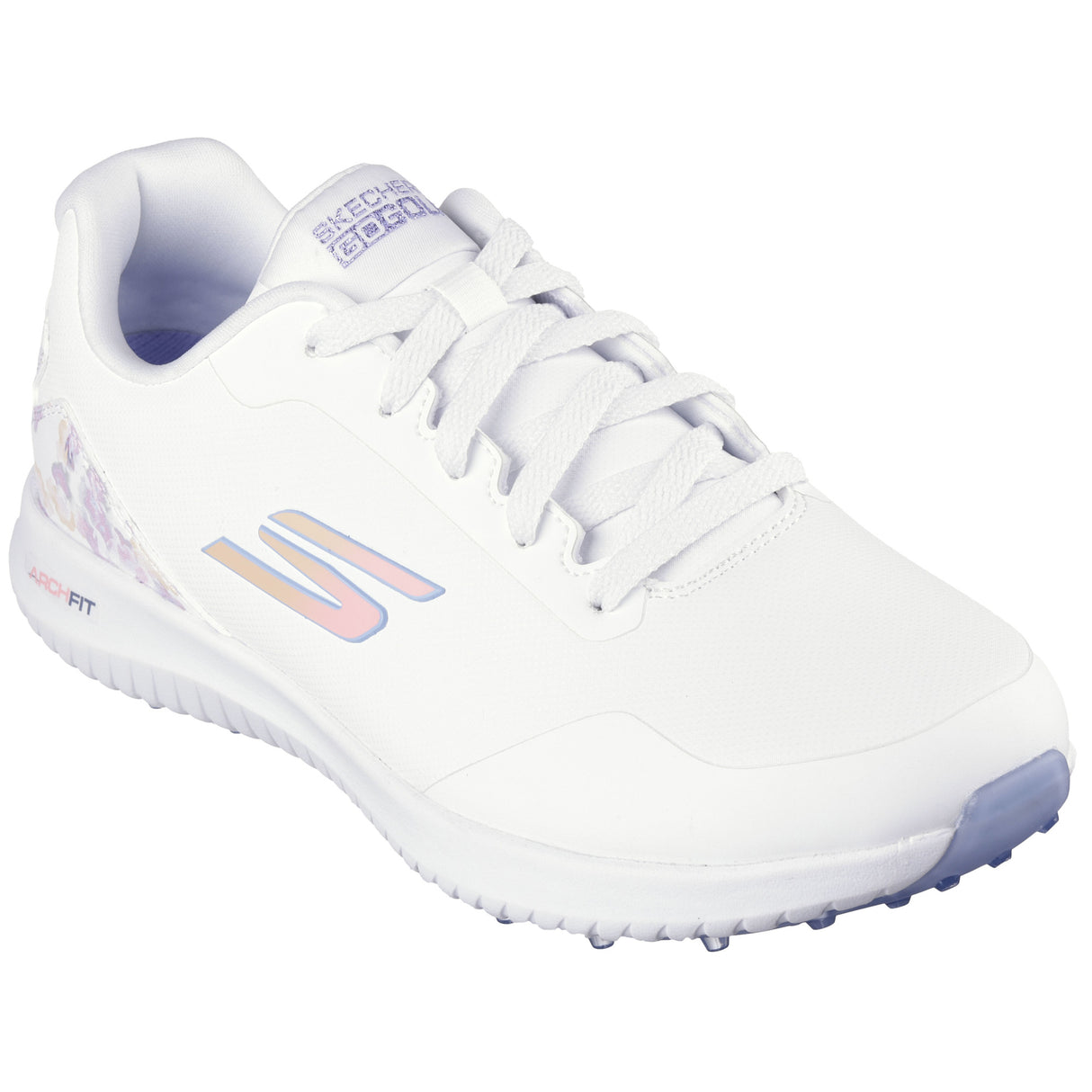Skechers Max 3 Damen Golfschuhe, Weiß / Floral - Golflaedchen.de