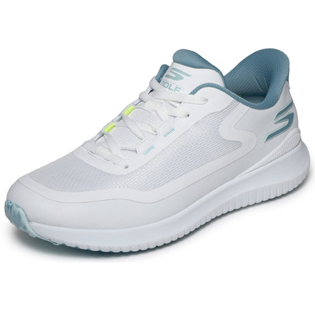 Skechers 2026 Flight Herren Golfschuhe, Weiß / Hellblau - Golflaedchen.de