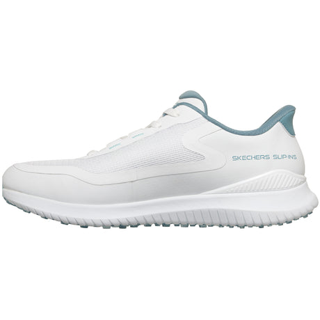 Skechers 2026 Flight Herren Golfschuhe, Weiß / Hellblau - Golflaedchen.de
