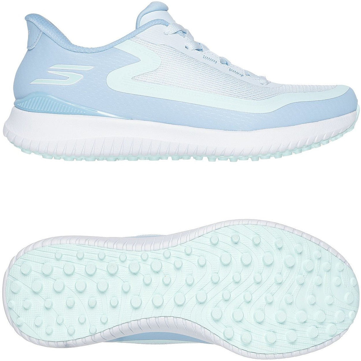 Skechers 2026 Flight Damen Golfschuhe, Hellblau / Weiß - Golflaedchen.de