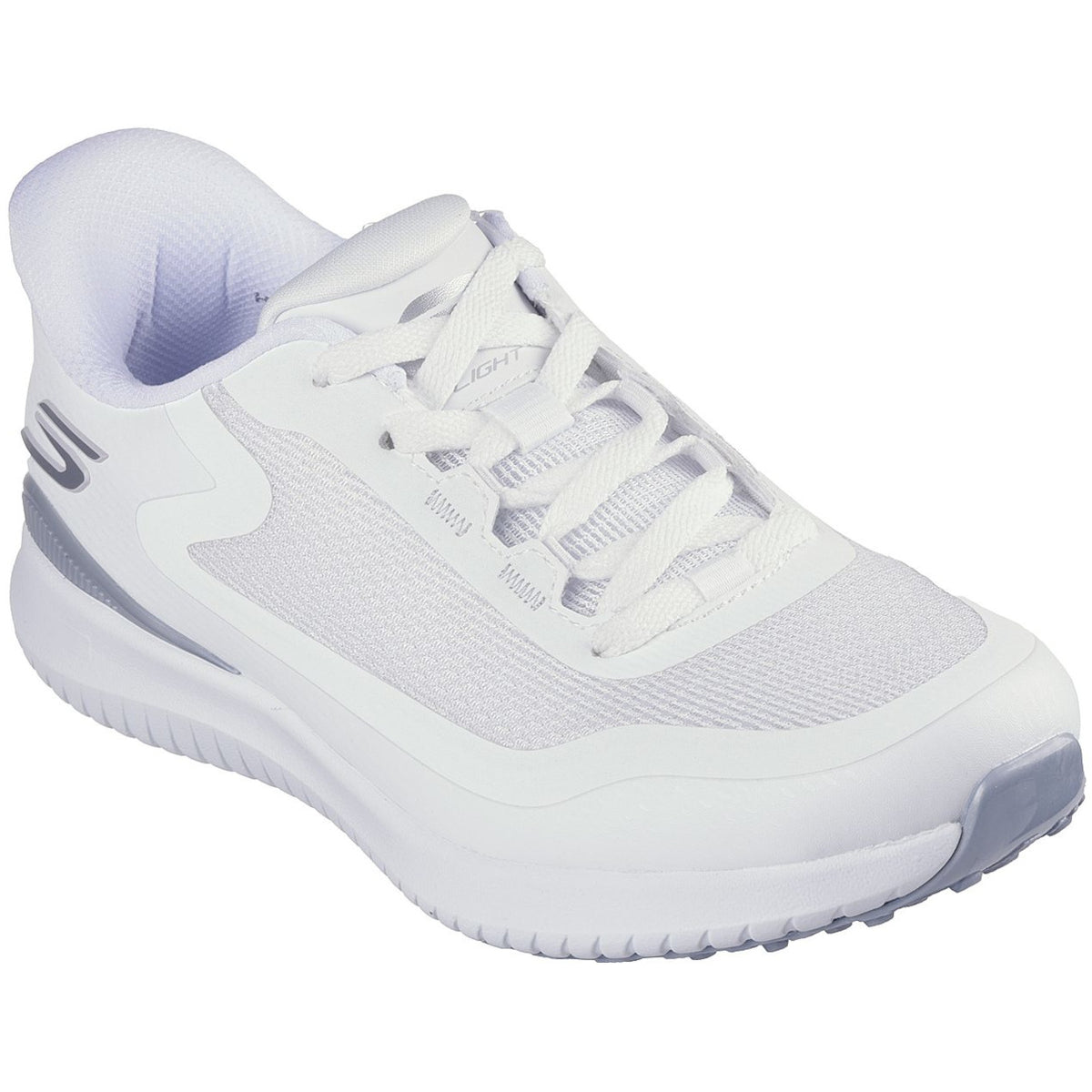Skechers 2026 Flight Damen Golfschuhe, Weiß / Silbergrau - Golflaedchen.de