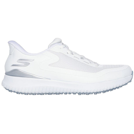 Skechers 2026 Flight Damen Golfschuhe, Weiß / Silbergrau - Golflaedchen.de