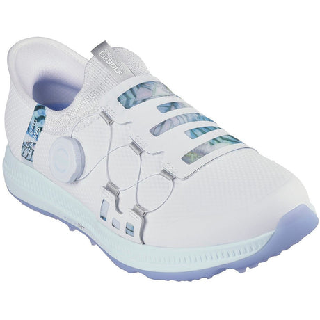 Skechers Elite 5 Twist Slip Damen Golfschuhe, Weiß / Mehrfarbig - Golflaedchen.de