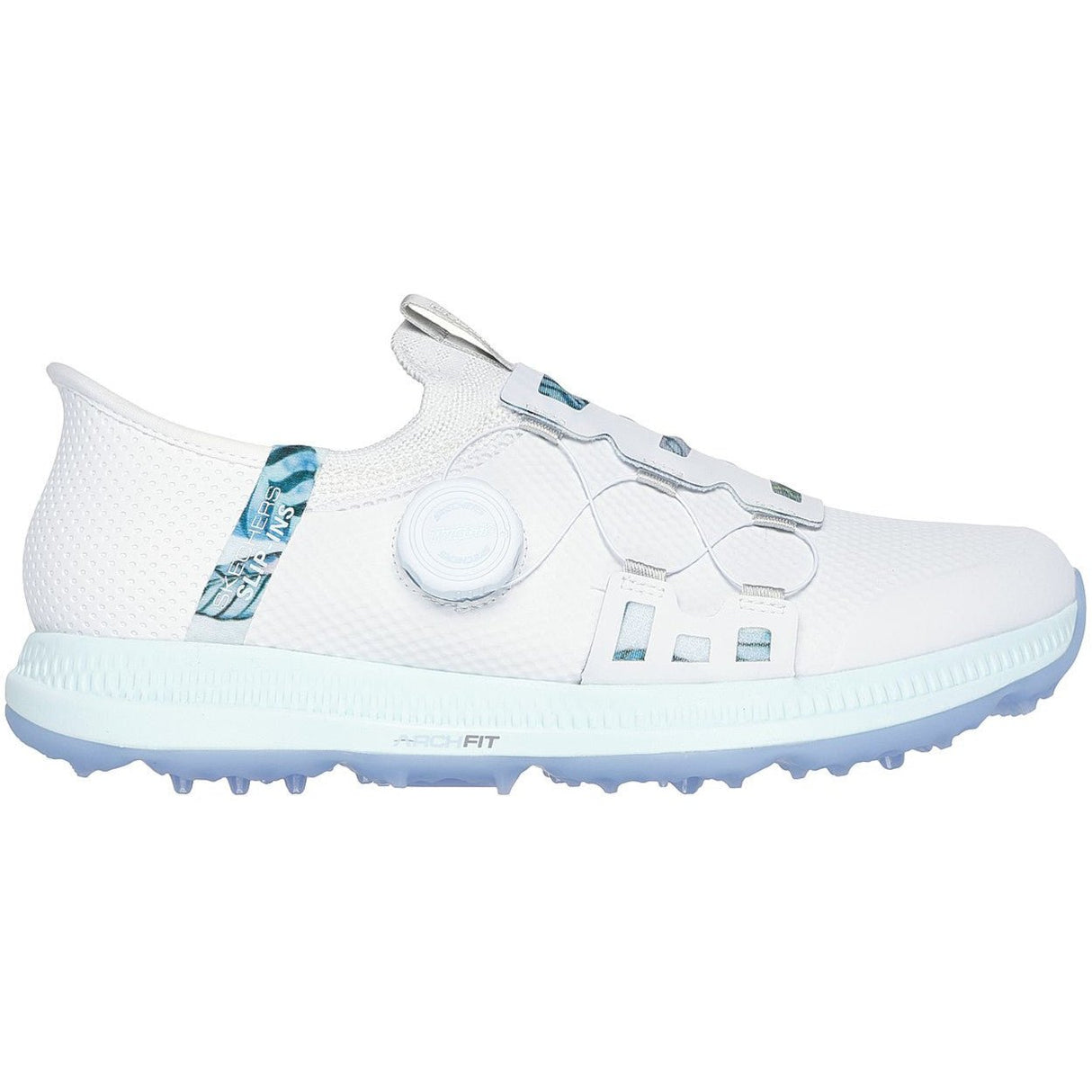 Skechers Elite 5 Twist Slip Damen Golfschuhe, Weiß / Mehrfarbig - Golflaedchen.de