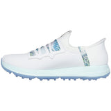 Skechers Elite 5 Twist Slip Damen Golfschuhe, Weiß / Mehrfarbig - Golflaedchen.de