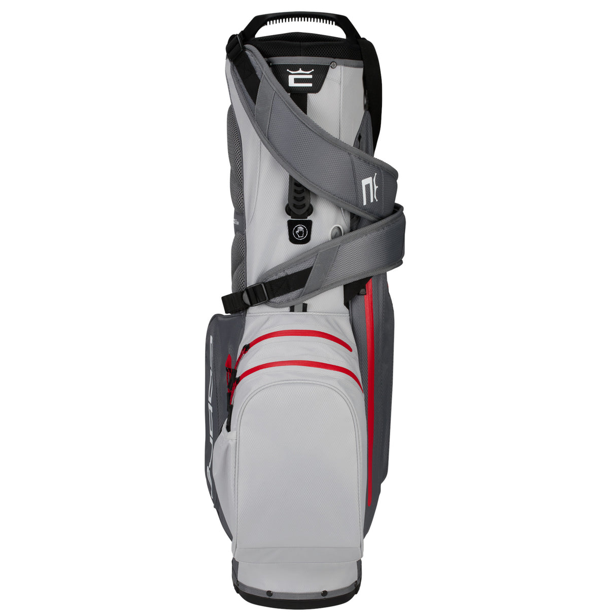 Cobra 2025 Ultradry Pro Waterproof Standbag, Grau / Rot - Golflaedchen.de