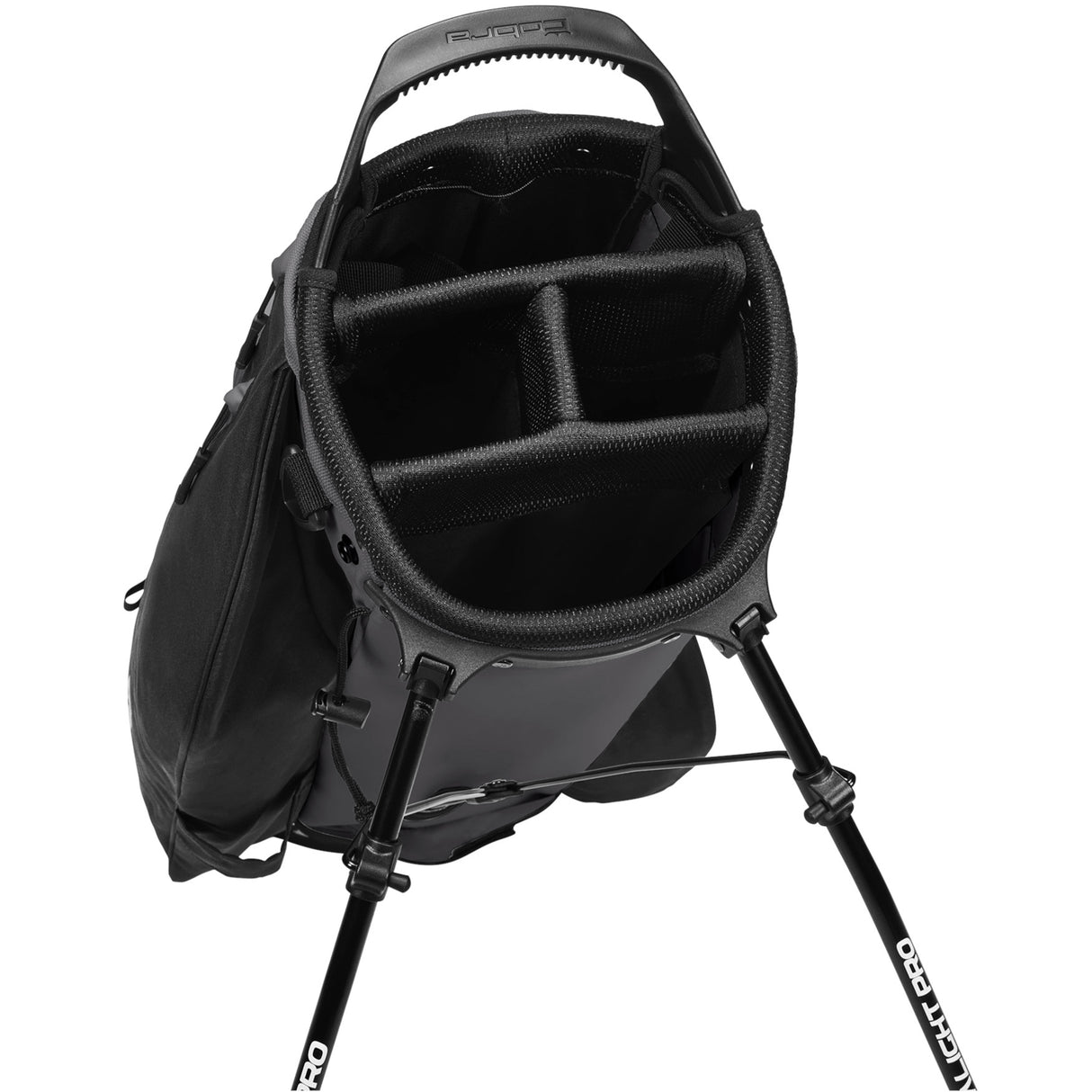 Cobra 2025 Ultralight Pro Standbag, Schwarz / Grau - Golflaedchen.de
