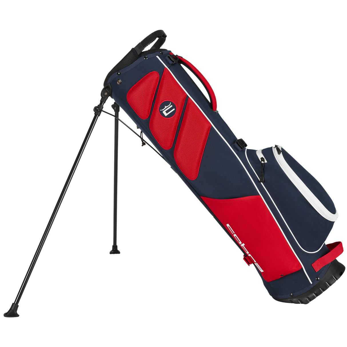 Cobra Ultralight Standbag, Navy / Rot / Weiß - Golflaedchen.de