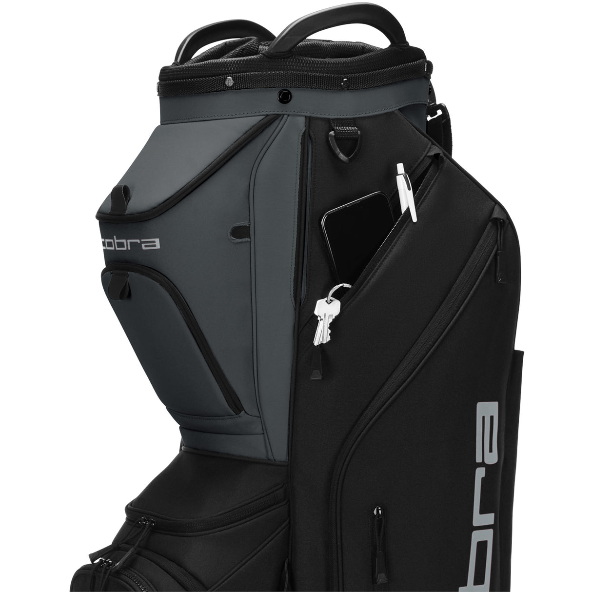 Cobra 2025 Ultralight Pro Cartbag, Schwarz / Grau - Golflaedchen.de