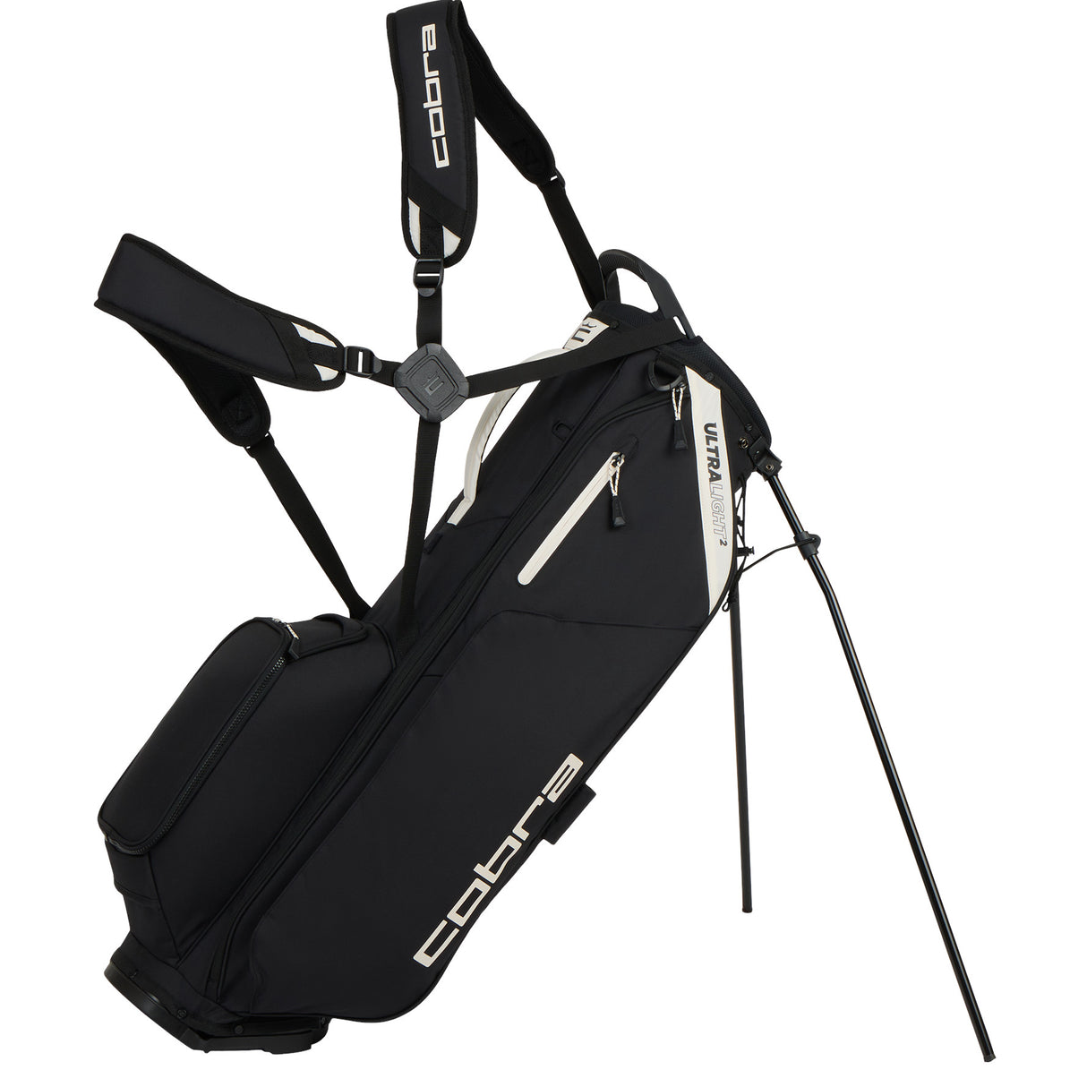 Cobra 2026 Ultralight 2 Standbag, Black / Offwhite - Golflaedchen.de