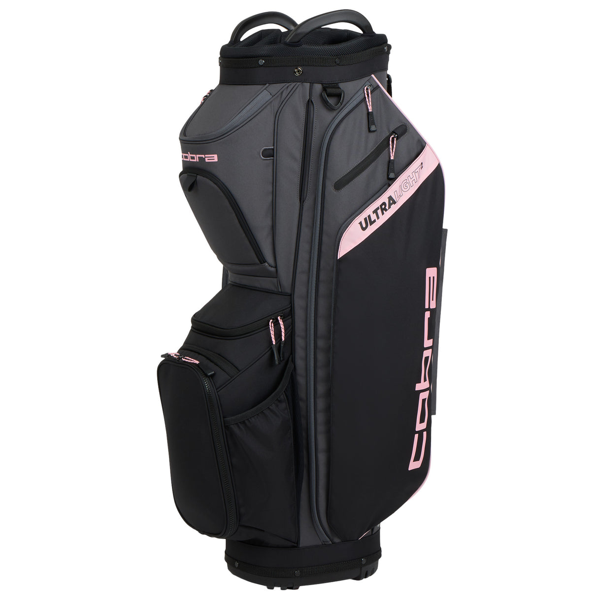 Cobra Ultralight 2 Damen Cartbag, Schwarz / Rosé - Golflaedchen.de