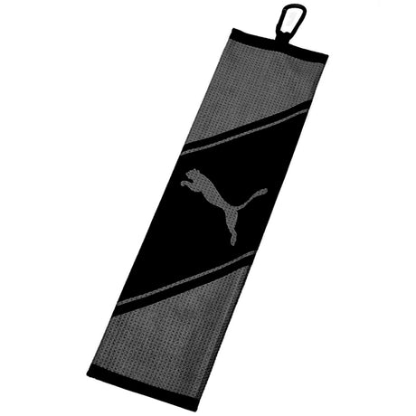 Puma Golf Tri Fold Schlägertuch / Handtuch, Schwarz - Golflaedchen.de