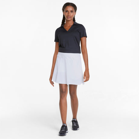 Puma PWRSHAPE Damen Golf Rock, Weiß - Golflaedchen.de