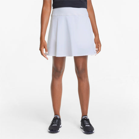 Puma PWRSHAPE Damen Golf Rock, Weiß - Golflaedchen.de