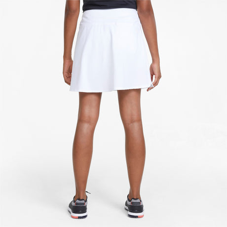 Puma PWRSHAPE Damen Golf Rock, Weiß - Golflaedchen.de