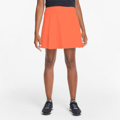 Puma PWRSHAPE Damen Golf Rock, Coral - Golflaedchen.de
